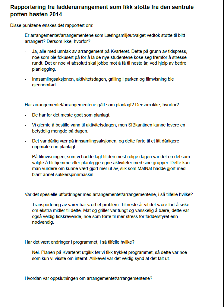 5. Rapport fra