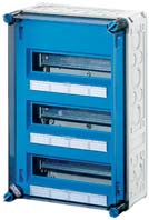 -sikringsskap Automatsikringsskap 1109 9 moduler: 1 x 9 x 18 mm 1 rekke FIXCONNECT -innstikklemmer for PE og N Pr.