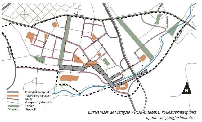 3 Ved å sikre en 40 meter bred korridor kan forurenset luft sive ned til Alnas elvefar og videre ut mot fjorden, og dermed gi et forbedret lokalklima.