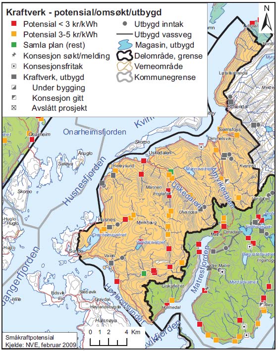 Side 31 DELOMRÅDE 12 ROSENDAL-HUSNES I følge fylkesdelplanen er Folgefonnhalvøya et prioritert område innen utvikling av reiselivsnæring, med nasjonal og regional satsing, basert på verdiene i