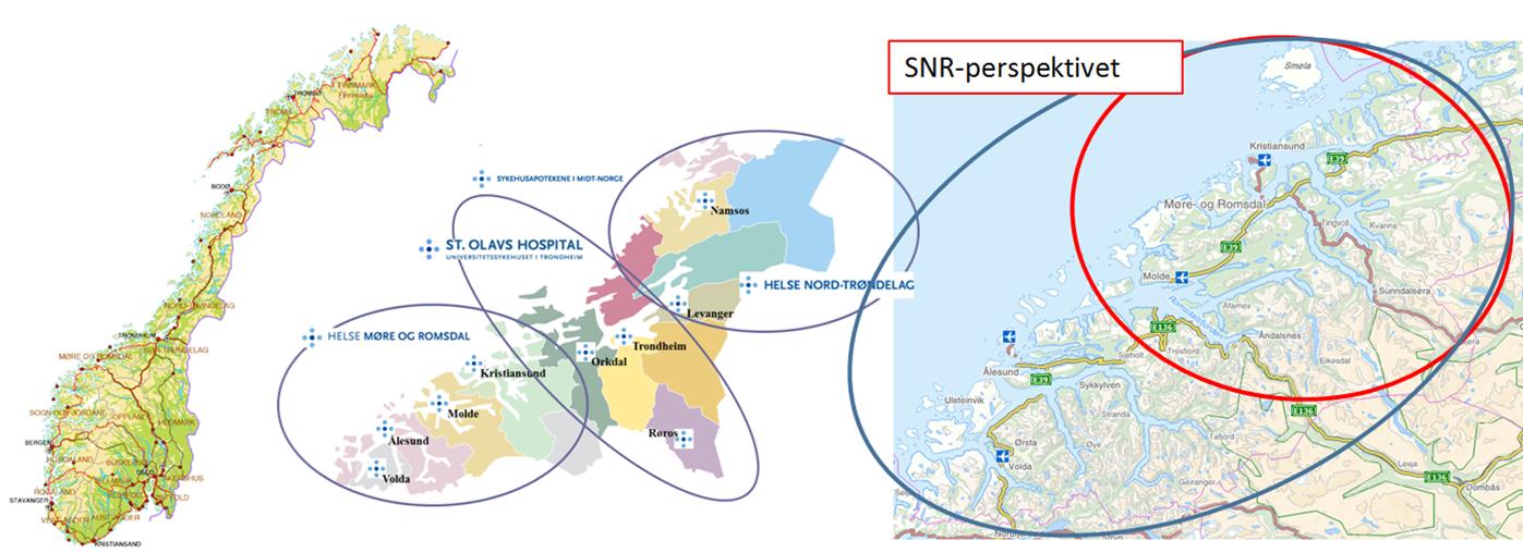 3.1 Samfunnsmål Prosjektet (SNR) skal levere spesialisthelsetenester til innbyggjarane i Nordmøre og Romsdal av god fagleg kvalitet.