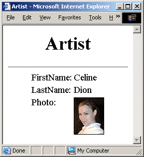 Artists Artists [FirstName= Celine ] [LastName= Dion