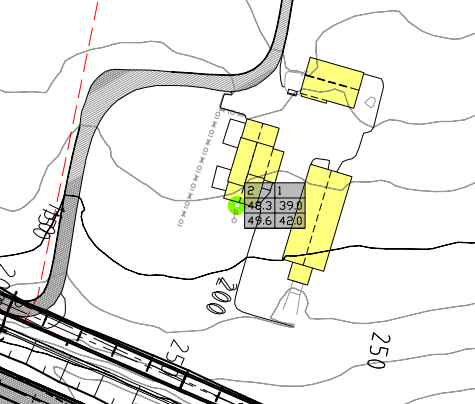 Side 10 Figur 9 Støynivå Karlsheim (19/6) Høyeste beregnede støynivå er Lday cirka 52 dba ved nordfasaden på boligen på Midtbø (gnr/bnr 40/22) med bidrag fra både Jonsvannsveien og vegen til