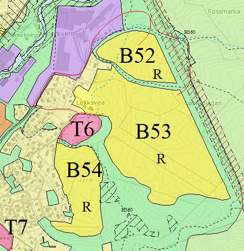 B52 Anderkvern, B53 Løkkesvea og B54 Bruvollhagan boligområder i Moelv konsekvensutredning Revidert 2.6.