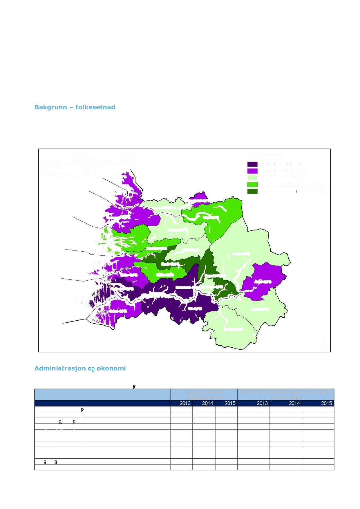 Ved l eg g 1 : Sta ti sti kk Bakgrunn folkesetnad Pr. 1. januar 2016 budde det 109 530 personer i Sogn og Fjordane fylke. Det har vore ein samla oppgang på 3,1 % i folketalet frå 2007 til 2016.