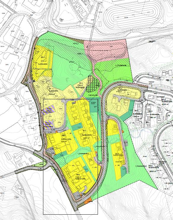 3.3.3 Seter Reguleringsplan for Seter, del 1 ble vedtatt i 2014. Planen viser et mindre boligfelt både langs Fv710, og et større boligområde med opp til 100 nye boenheter langs Fv131.