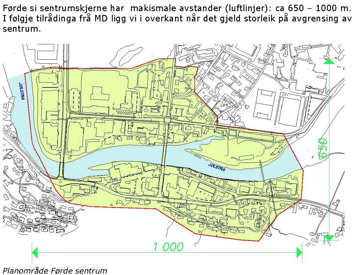 Arealdelen, 1997 I kommuneplanen sin arealdel som vart vedteken i 1997vart det lagt endå større vekt på fortetting av sentrum, og det vart mellom anna spesifisert måltal for nye bustader i sentrum.