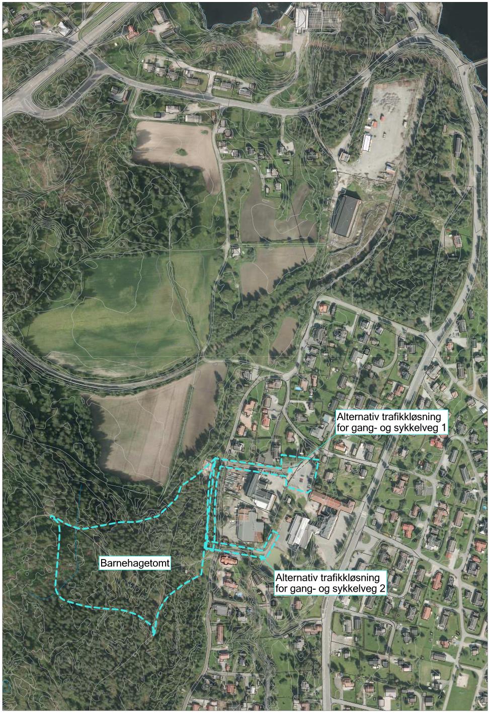 3.2 Alternative trafikkløsninger for gang- og sykkelveg Figur 10.