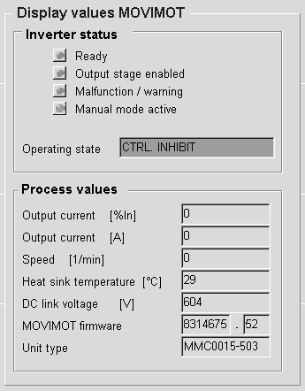 11 I Drift MOVITOOLS -manuell drift for MOVIMOT med integrert AS-interface.