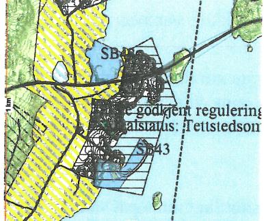 Side 9 av 9 Hele 100-metersbeltet langs sjøen er i utgangspunktet definert som et område av nasjonal interesse med bygge- og deleforbud.