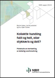 Viktig med aktiv innsats fra kommuner/va-selskaper kommunene har en førende rolle i arbeidet i vannområdene, og deres deltagelse i arbeidet med