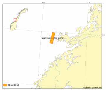 3.7 Nordøyan Ytre Vikna Nordøyan Ytre Vikna er egnet for bunnfaste vindturbiner. Tabell 3.9. Viktige størrelser for Nordøyan - Ytre Vikna.