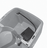 FI 4. Remove the Intake Plate by placing your fingernail underneath the small lip located on the narrow side of the teardrop-shaped Intake Plate Pull-Tab and pull it out (Fig. 10 11).