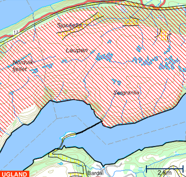 Fjellområdet er egnet til småviltjakt, men på grunn av de mange andre lettere tilgjengelige områder i nærheten som ennå er mer attraktive, benyttes området i liten grad.