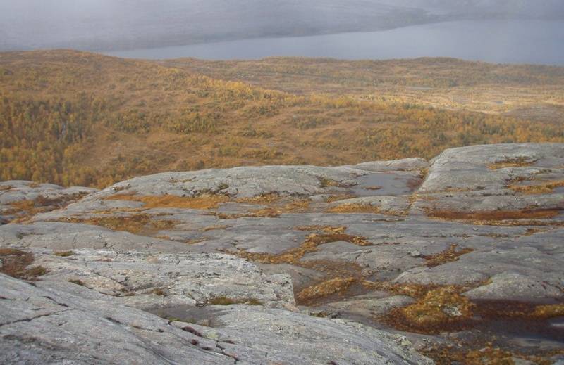 Fjellområdet mellom Nordvikvatnet og Sjona, trase for kraftlinje, retning