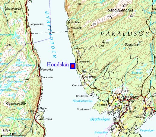 Ny lokalitetsklassifisering av oppdrettslokalitet Hondskår i