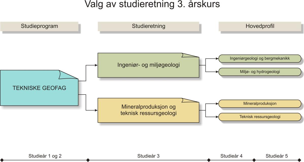 VALG AV STUDIERETNING Studentene skal fremme ønske om studieretning innen 15. mai i 4. semester. Dette gjør dere ved å gå inn på Studentweb, http://www.studweb.ntnu.no og velge studieretning.