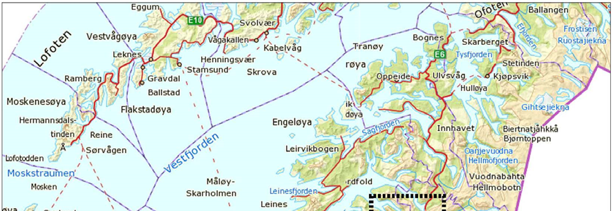 3 Bakgrunn for planforslaget 3.1 Planområdet Planområdet ligger i Sørfold kommune i Nordland fylke. Straumen er kommunesenteret og ligger ca. 1 mil sør for planområdet. Tettstedet har ca.