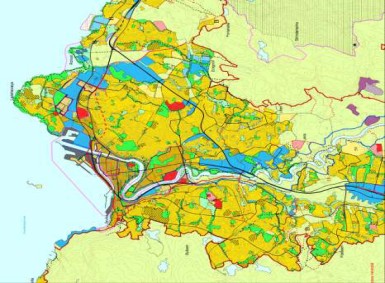 Behandling av alternativer Alternative arealstrategier: Valg av retninger for vekst og utbygging Konsentrasjon i utbyggingsmønster Spredt utbyggingsmønster Lokalisering av