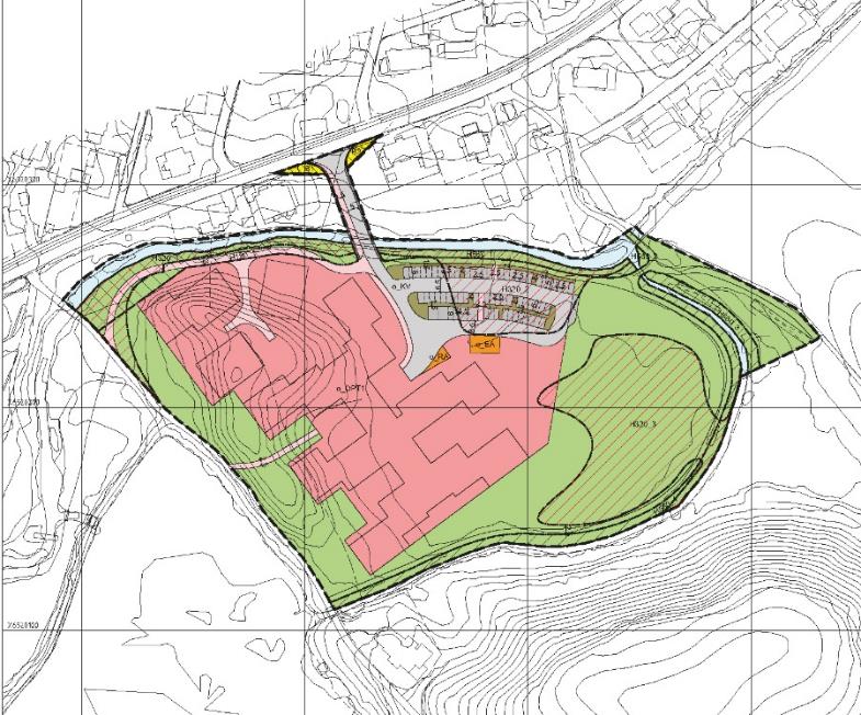 3.2 Reguleringsplan 3.2.1 Gjeldende reguleringsplan Gjeldende plan for området er Plan 0410.00 Detaljreguleringsplan for offentlig formål nord for Stemmen,.