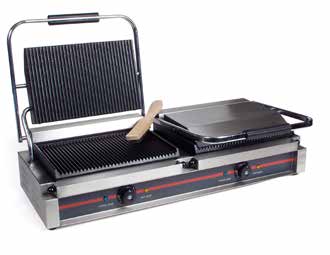 Pressgrill Riflet/slett 90022 290x395x210 mm 1,8kW/230V/1-fas Riflet 90009 290x395x210 mm 1,8kW/230V/1-fas Riflet 90017 570x395x210 mm 3,6kW/230V/1-fas/16A