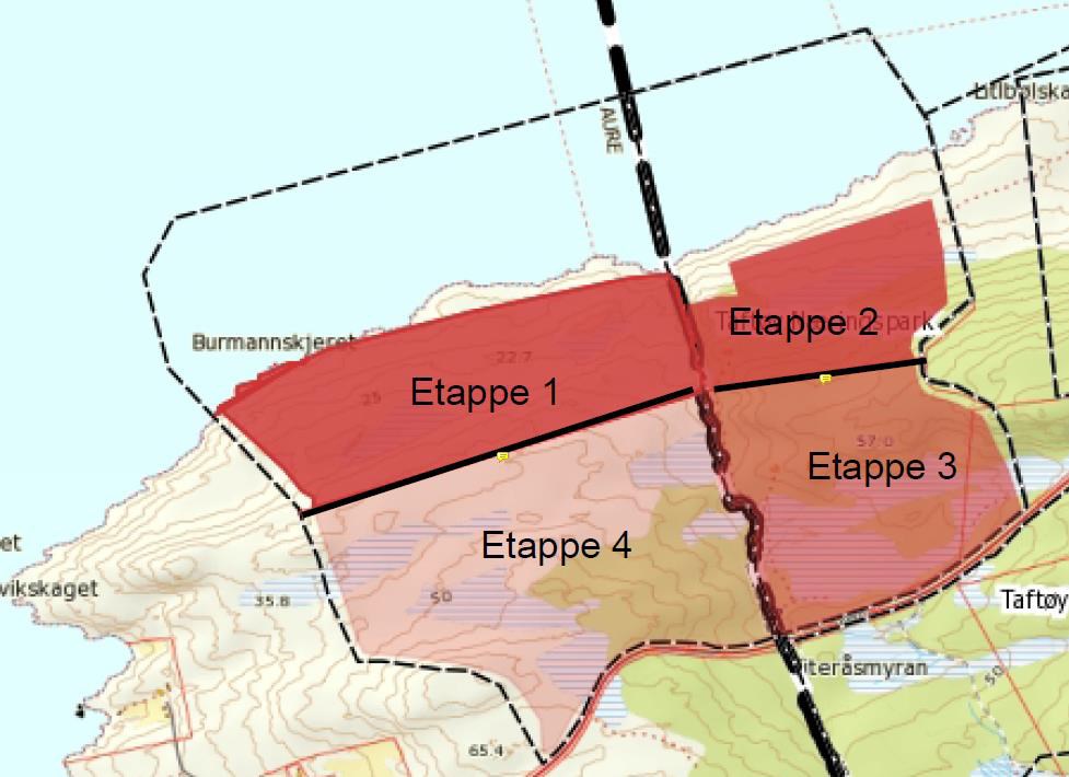 For å konkretisere mulighetene og avklare en del problemstillinger, ble det tatt kontakt med en mineralbedrift som vurderte uttak i Taftøy Næringspark.