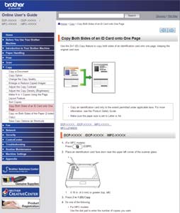 Online brukerveiledning hjelper deg få mest mulig ut av maskinen Raskere navigering! Søkefelt Omfattende! Navigeringsindeks i eget panel Hvert emne i én håndbok Forenklet layout!