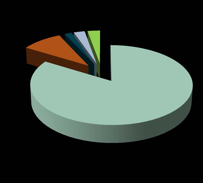 Budsjett 2013 utgifter 2 % 2 % 3 %