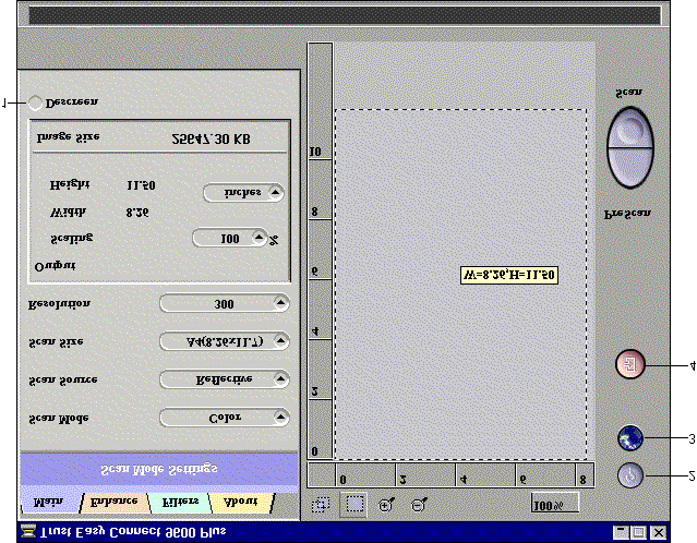 Figur 8: Dialogvindu for TWAIN 5.2.