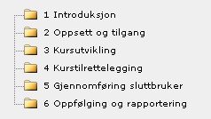 2 Hvordan henger brukerdokumentasjonen sammen? SmartLearn støtter i hovedsak følgende prosesser: Kursutvikling inkl det å lage kunnskapstester (administrasjon).