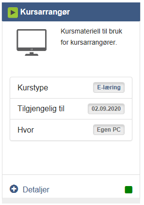 Kursarrangør Beregnet for kursarrangører Identisk kurs med «Fornyingskurs Plantevernmidler», MEN: inneholder ikke eksamen Ingen gebyrer knyttet