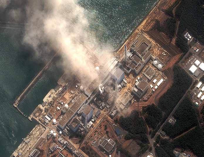Atomkraftverket Fukushima Dai-ichi i Japan, 2011. Foto: Polaris/ Scanpix 6.