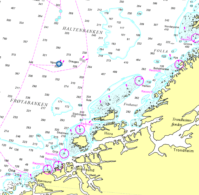 2.2 The collection of demersal fish species from Njord A Njord A 20km Figure 4. The approximate positions of the Njord A platfrom. 2.2.1 Njord A installation On Tuesday 26 th May 2013, the Skandi Stord arrived at Njord A (Figure 4).