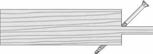 GULVSKRUE SE 4KT BORRSPISS EL/GUL Skruen er beregnet for montering av tregulv, sokler, lister m.m. i tre og stål (stål maks. 2 mm).