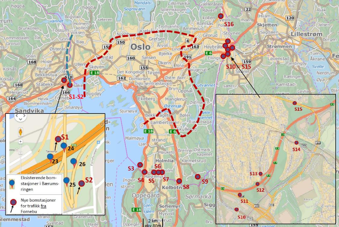 REVIDERT OSLOPAKKE 3: EFFEKTER PÅ TRAFIKK, MILJØ OG SAMFUNN 51 5.