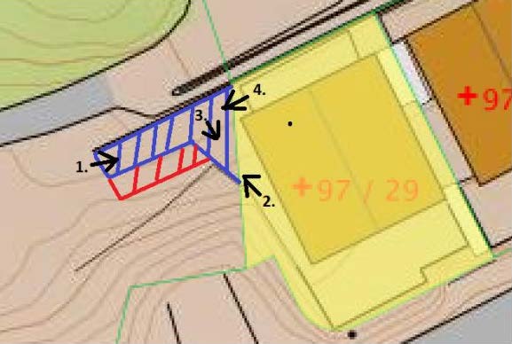 Sak 20: Ønske om kjøp av eiendom (del av fellesarealet) i Åsmyrveien (Tommy Kristoffersen, Ås39) - Ønsker å kjøpe, eventuelt leie, ca. 50 kvm. - Ønsker å anlegge uteplass/terrasse.