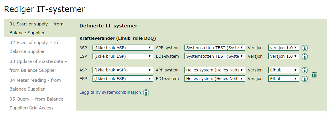 Aktørsertifisering Vi har nå åpnet for registrering av flere IT-systemer per rolle per