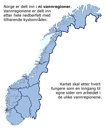 Regionavgrensningene er basert på naturfaglige kriterier og tar utgangpunkt i hele nedbørfelt med tilhørende kystsone.