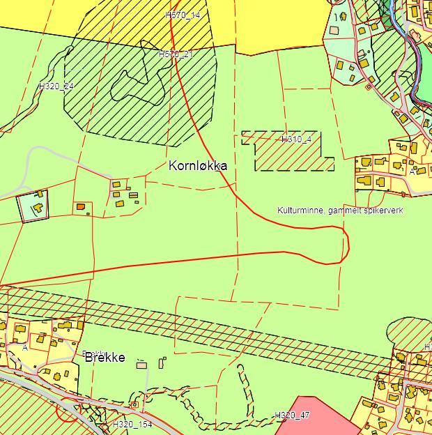 2.3.3. Horgenlia, gbnr. 34/4 forslag om endring fra LNF til bolig Horgenlia, gbnr.