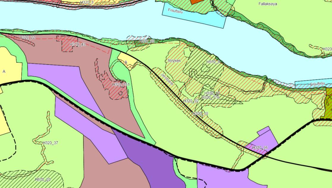 vurdering: problemstilling i planarbeidet, da det ikke har noen hensikt å avsette arealer før Statens vegvesen har begynt sin planlegging av ny E134. Merknaden tas til orientering. 6.2.