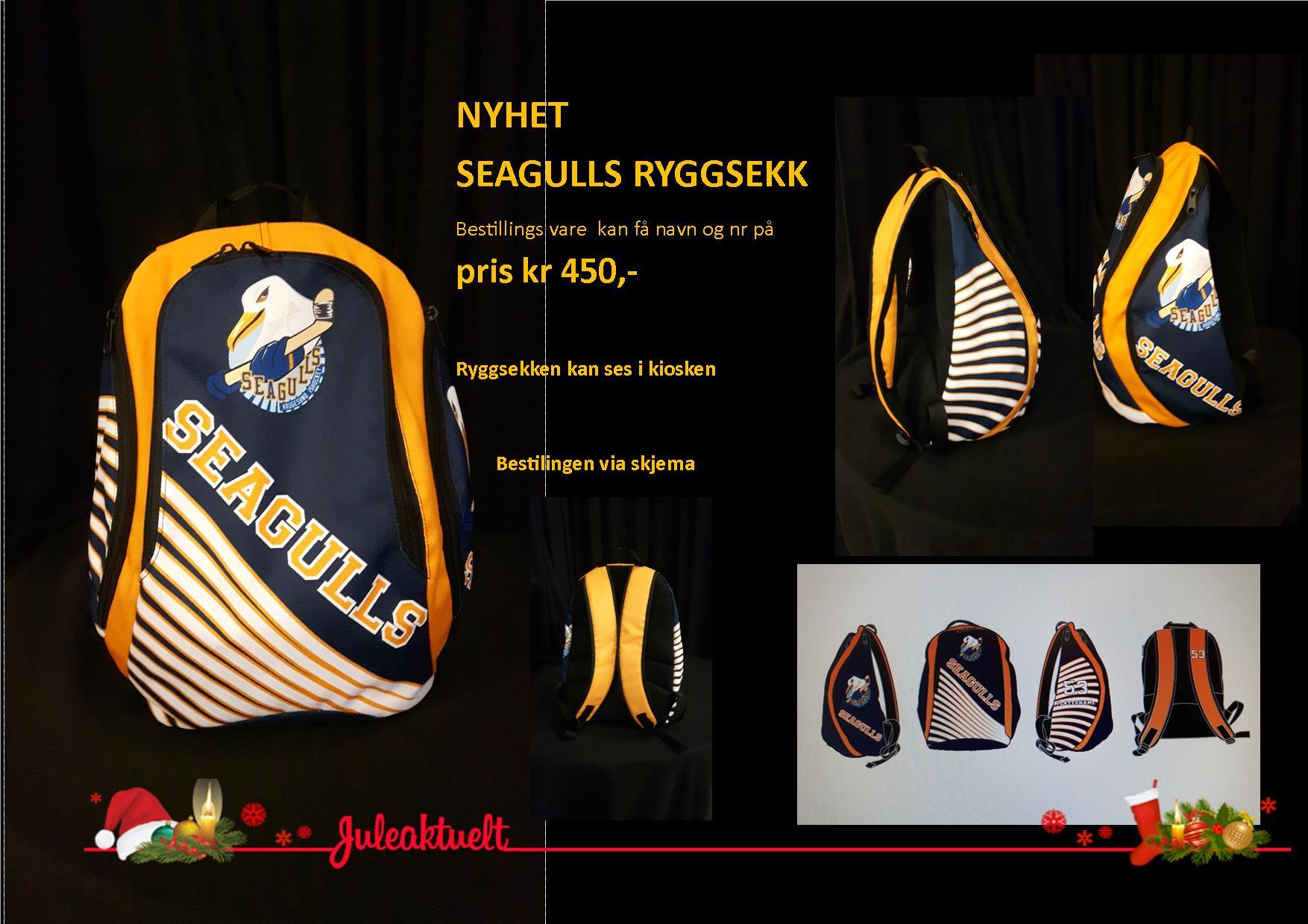Seagulls ryggsekk Lenke for bestilling: https://docs.google.