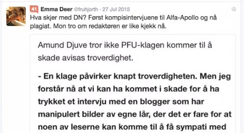 Vi finner det også noe underlig at Mina Ghabel Lunde følte behov for å tre inn i kollektivet høsten 2015 all den tid hennes hovedmotivasjon etter eget utsagn var å dissekere Anders Giæver.