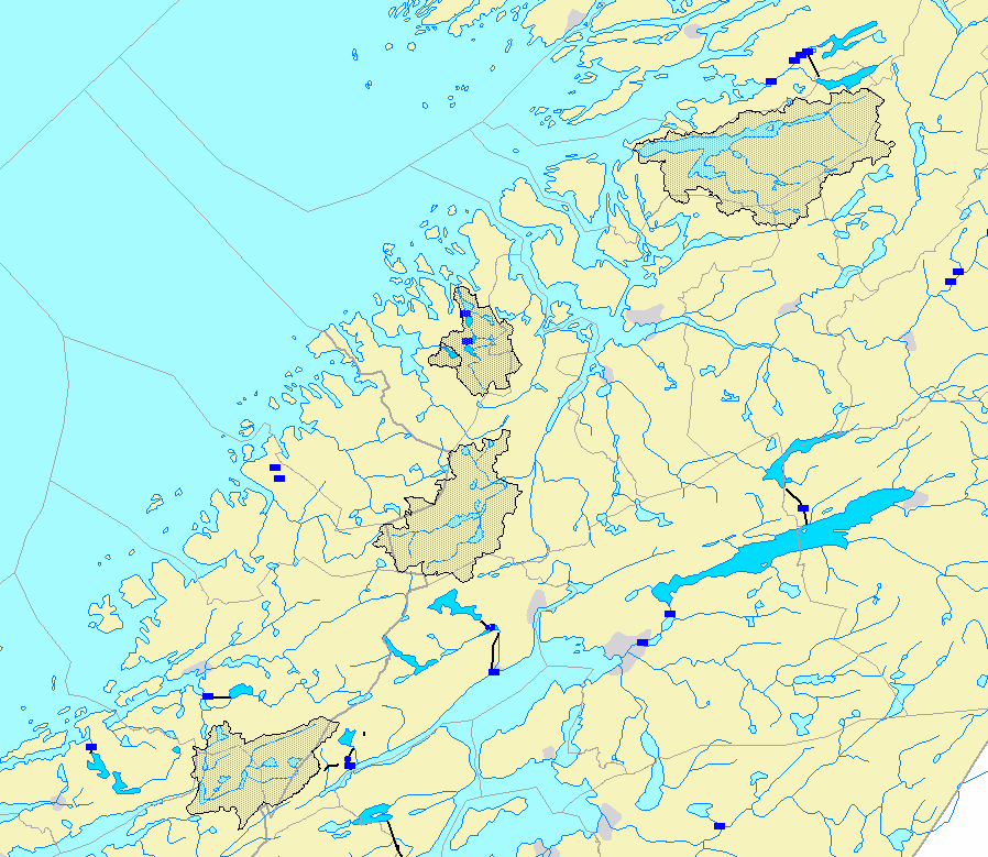 140.1 Salsvatn Lauvsnes 138.1 Øyungen 133.7 Krinsvatn Figur 3.1.
