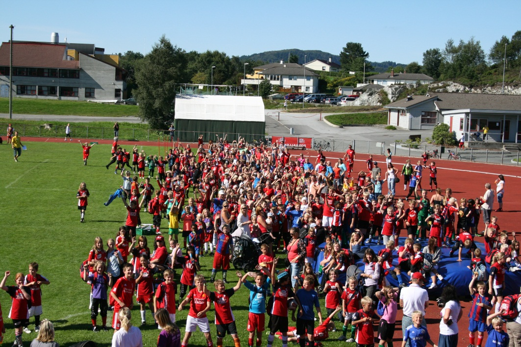 INSTRUKTØRHEFTE NBK TINE FOTBALLSKOLE 2016 - SØNDAG Øvelsene Øvelsene i dette heftet er et utgangspunkt for de ulike øktene. Det er viktig at man tilpasser øvelser til den gruppen man har ansvar for.