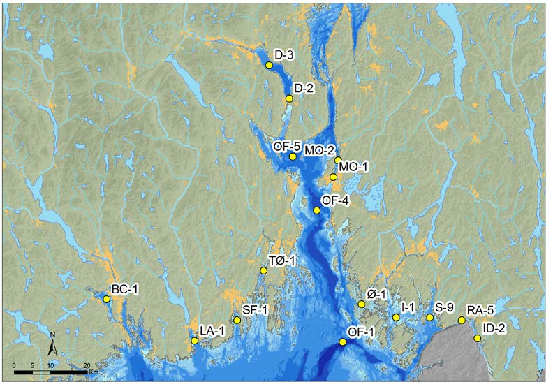 3.2 Vannmasser 3.2.1 Tilstandsklassifisering 2013 Ved klassifisering av 2013-data har man i størst mulig grad fulgt de anbefalinger gitt i Veileder 02:2013 «Klassifisering av miljøtilstand i vann».