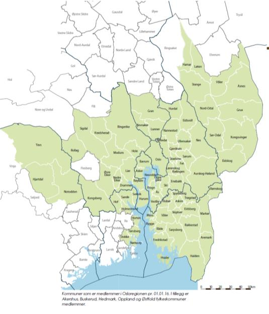 Samordnet areal- og transportstrategi for Osloregionen angår den Hedmark?