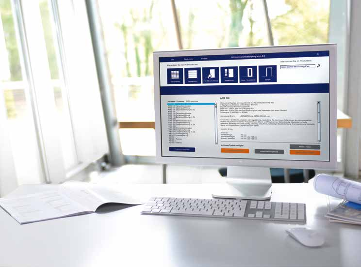 Enkel og bærekraftig planlegging Med Hörmanns arkitektprogram* Arkitektprogram Mer enn 9000 tegninger for over 850 produkter Med det moderne, brukervennlige grensesnittet er det nå enda lettere å