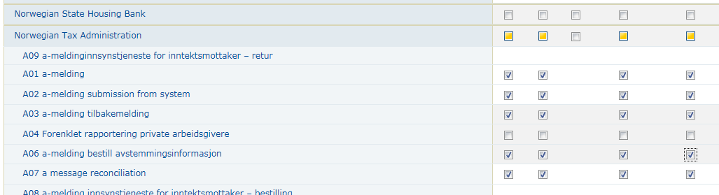 4. Lage lokal rolle for a-meldingen forutsetter at man har valgt hvem man representerer 5.