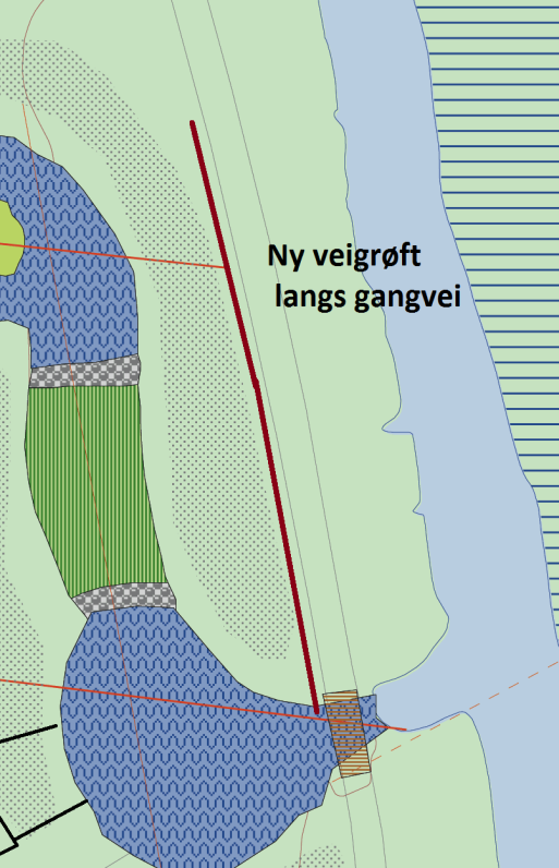 På begge de stedene der en har hoppestein, kan en enkelt heve vannstanden litt ved å fylle litt pukk mellom hoppesteinene, nesten opp til vannflata.