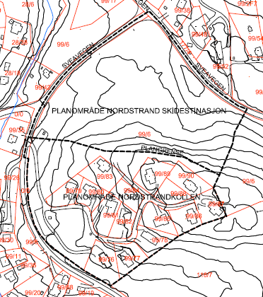 Sammendrag: Kommunen har mottatt forslag til reguleringsplan for Nordstrand skidestinasjon i nordøstenden av Sveavannet.